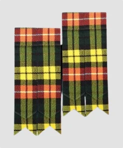 Custom Made Buchanan Tartan Kilt Flashes