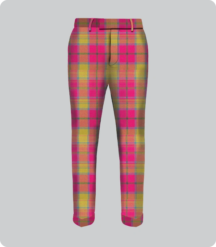 Custom Made Connaught irish Tartan Trouser