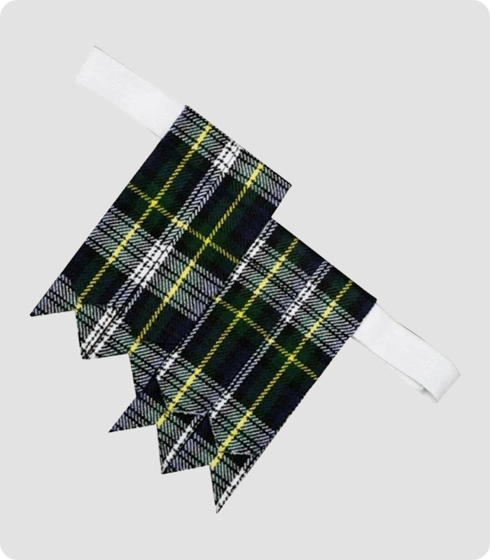 Custom Made Dress Gordon Kilt Flashes