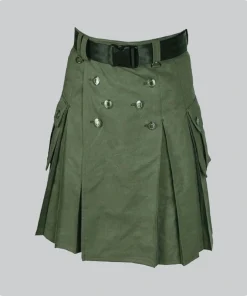 Custom Made Green Utility Kilt