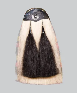 Custom Made Horse Hair Sporran With Black Cantle
