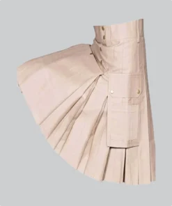 Custom Made Light Pink Utility Kilt Side