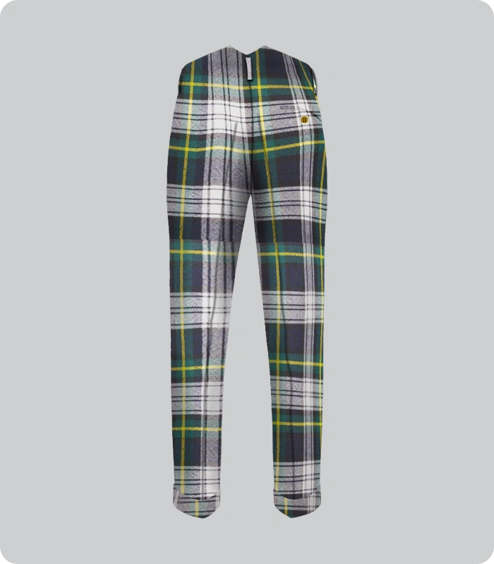 Custom Made Mac Donald Tartan Trouser Back