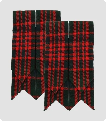 Custom Made MacDonald Kilt Flashes