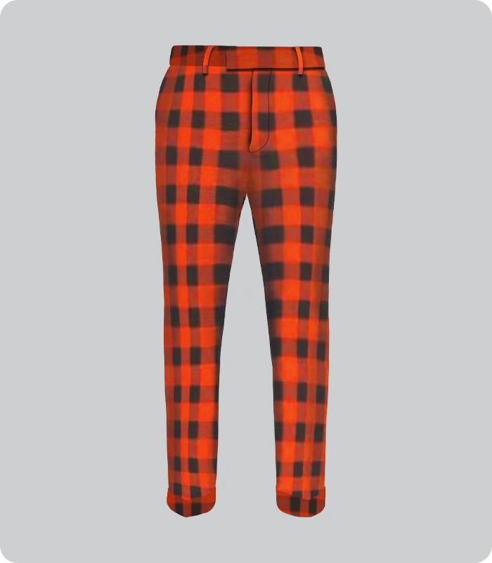 Custom Made Rob Roy Tartan Trouser