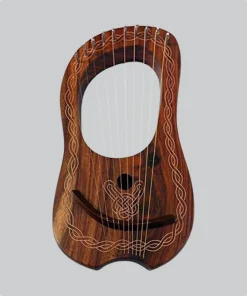 Custom Made Rosewood 10 Metal Strings Lyre Harp