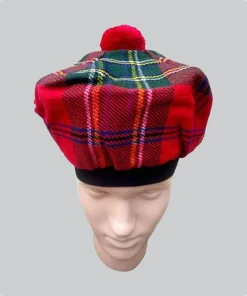 Custom Made Royal Stewart Tartan Tam o Shanter Hat 1