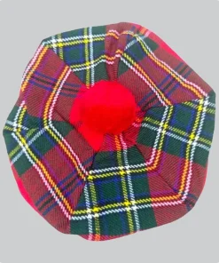 Custom Made Royal Stewart Tartan Tam o Shanter Hat