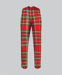 Custom Made Royal Stewart Tartan Trouser Back