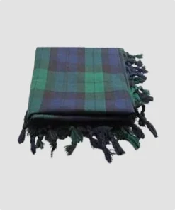 Custom Made Scottish Black Watch Tartan Fly Plaid