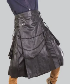 Custom Made Scottish Pride Leather Kilt