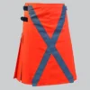 Custom Made Stylish Red Firefighter kilt