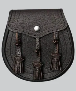 Hand Made Basic Style Leather Kilt Sporran