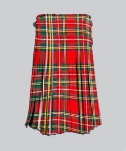 Hand Made Beautiful Scottish Royal Stewart Tartan Kilt Back