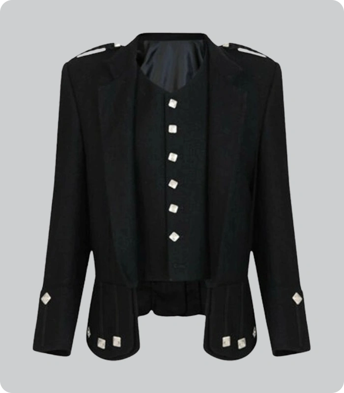 Hand Made Black Military Drummer Doublets