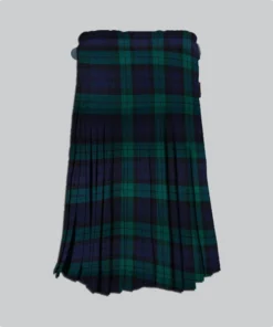 Hand Made Black Watch Tartan Kilt Back