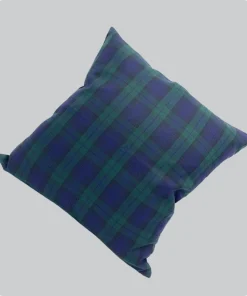 Hand Made Black Watch Tartan Square cushion Cover