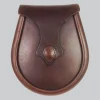 Hand Made Brown Leather Kilt Sporran