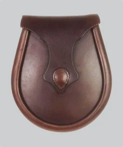 Hand Made Brown Leather Kilt Sporran