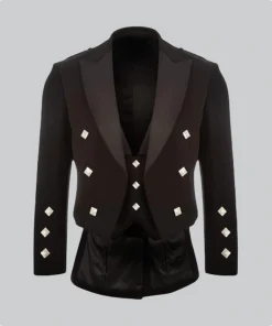 Hand Made Brown prince Charli Jacket With Vest