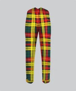 Hand Made Buchanan Tartan Trouser Back
