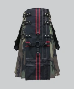Hand Made Camouflage Gothic Tactical Kilt