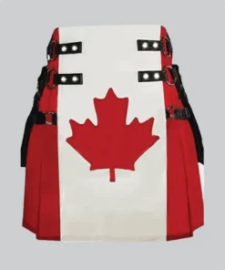 Hand Made Canadian Flag Canvas Utility Kilt