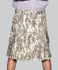 Hand Made Cheviot Tactical Kilt Back