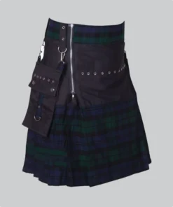 Hand Made Deatchable Pockets Modern Utility Kilt