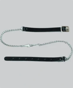 Hand Made Flack Full Dress Black Rabbit Fur Celtic Knot Belt