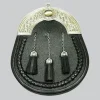 Hand Made Green Dress Leather Sporran