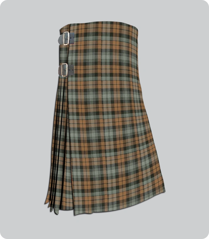 Hand Made High Quality Blackwatch Weathered Tartan Kilt