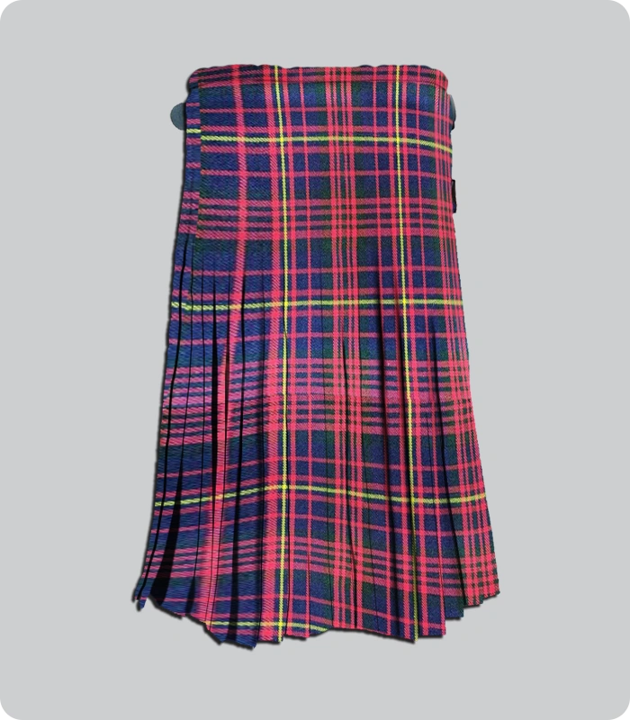 Hand Made High Quality Cameron Of Erracht Tartan Kilt Back