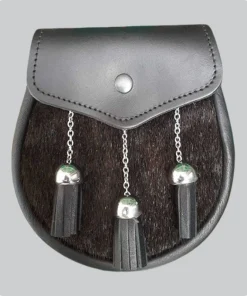 Hand Made Leather Sealskin Sporran