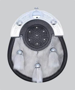 Hand Made Light Grey Sealskin Sporran