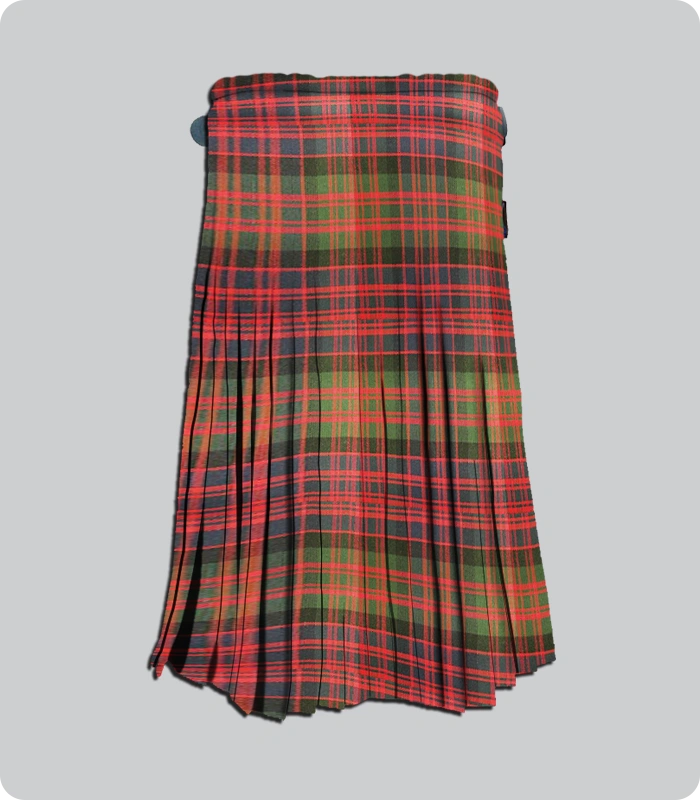 Hand Made Mac Donald Tartan Kilt Back