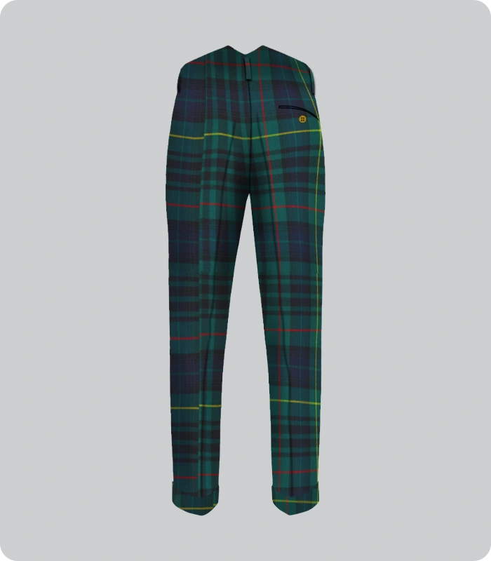 Hand Made Mackenzie Tartan Trouser Back