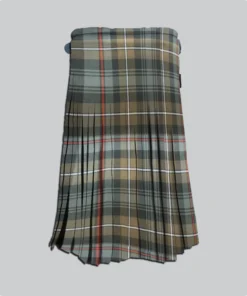 Hand Made Mackenzie Weathered Tartan Kilt Back