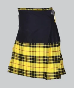 Hand Made Macleod of Lewis Tartan Hybrid Kilt Side
