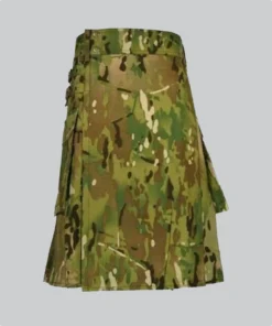 Hand Made Multicam Tactical Utility Kilt For Men’s Back