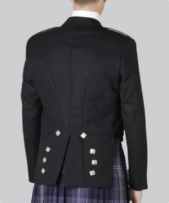 Hand Made Prince Charlie Jacket with Five Button Vest Back