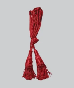 Hand Made Red Silk Bagpipe Cord Back