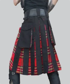 Hand Made Royal Stewart Hand Made Royal Stewart Hybrid Tartan Kilt BackHybrid Tartan Kilt Back
