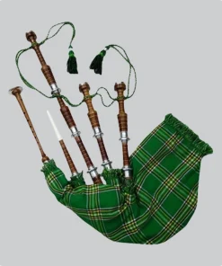 Hand Made Scottish Irish Tartan Bagpipe