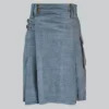 Hand Made Sky Blue Denim Kilt