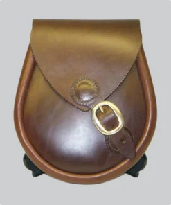 Hand Made Stylish Brown Leather Kilt Sporran