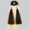 Hand Made Stylish Patent Leather Cantle Horse Hair Sporran