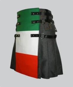 Hand Made Traditional Italian Flag Kilt Back