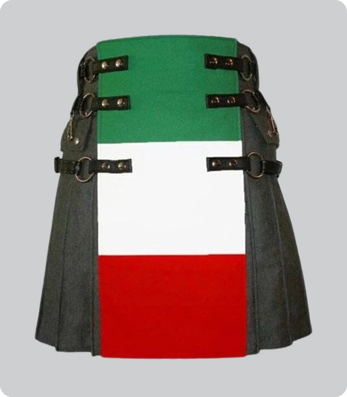 Hand Made Traditional Italian Flag Kilt