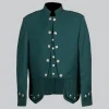 Hand Made Traditional Scottish Green Military Drummer Doublets